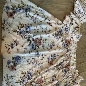 AEO floral off the shoulder top